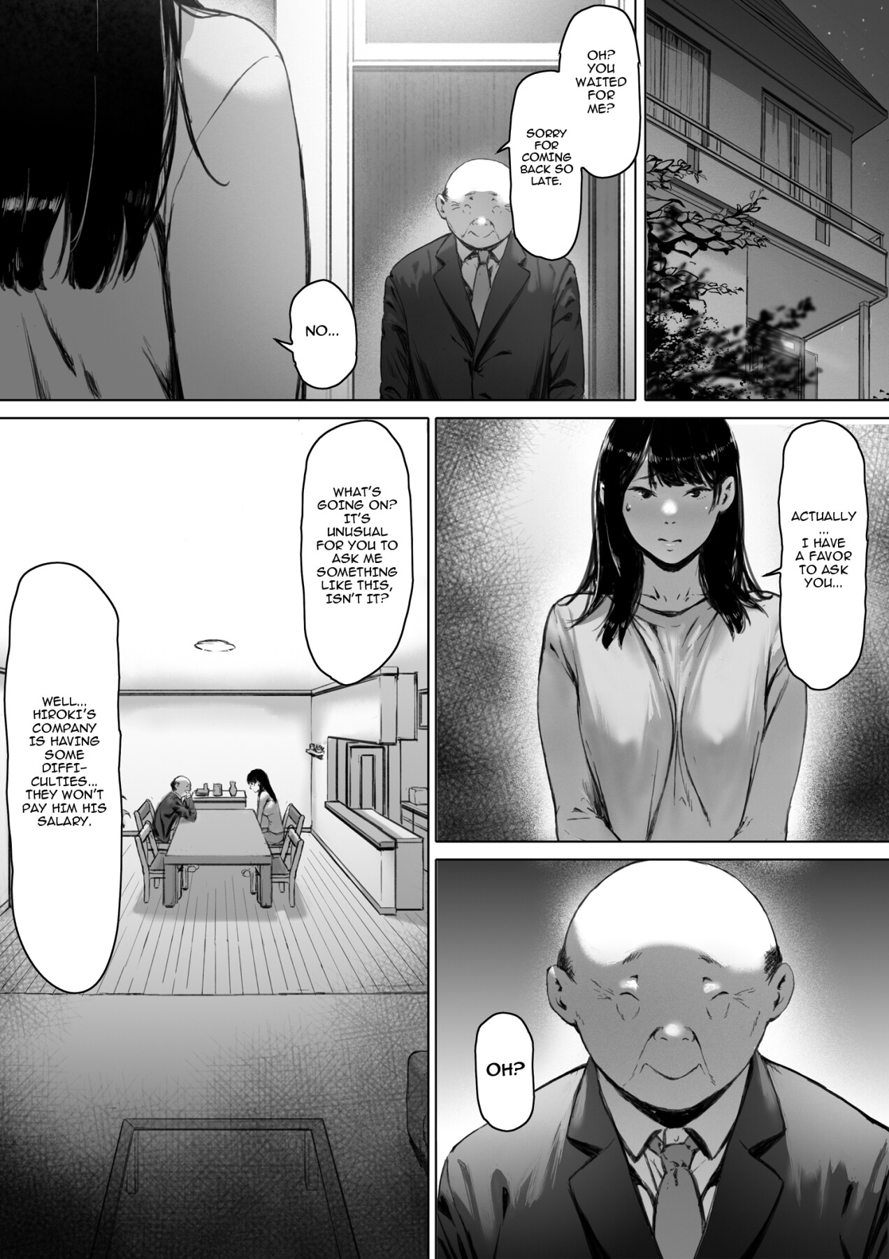 Hentai Manga Comic-Now Living with my father-in-law, I was supposed to have a happy newlywed life-Read-91